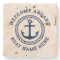 Custom boat name welcome aboard anchor and rope