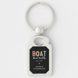 Custom Boat Owner established New Boat Owner Gift Key Ring