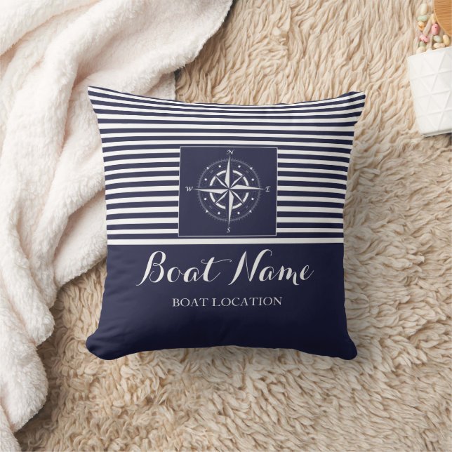 Custom Boat Pillow (Blanket)