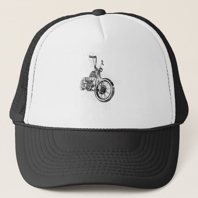 Custom Bobber Trucker Hat (Front)
