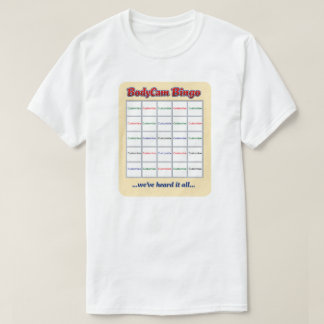 "Custom BodyCam Bingo 2" (white 1) T-Shirt