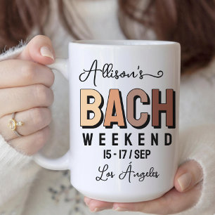 Custom Boho Bachelorette Party Mug for Bride Squad