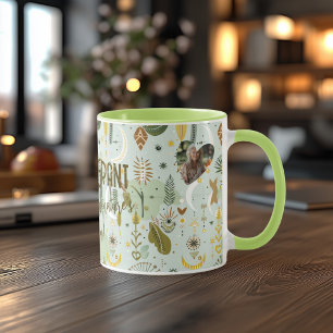 Custom Boho Chic Nature Mug - Personalised Name