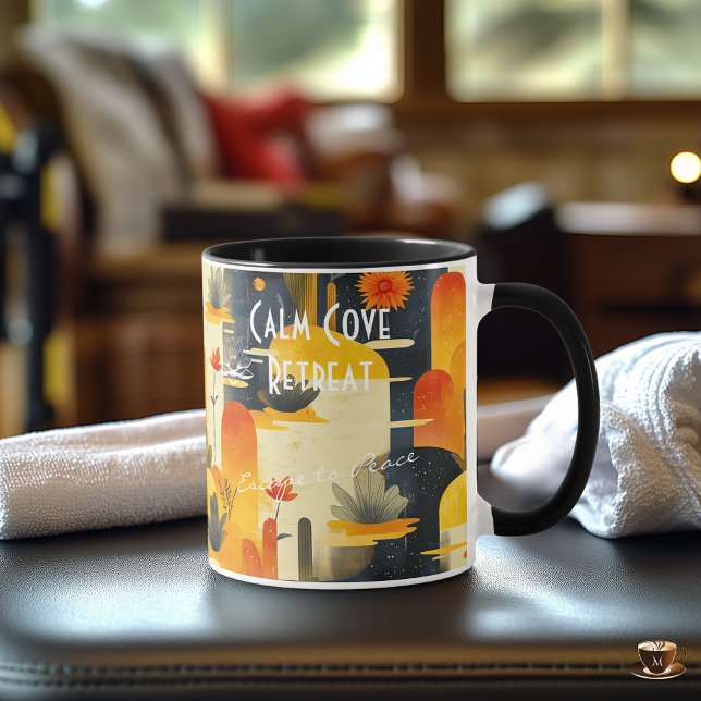 Custom Boho Spa Retreat Mug - Business Promotion (Creator Uploaded)