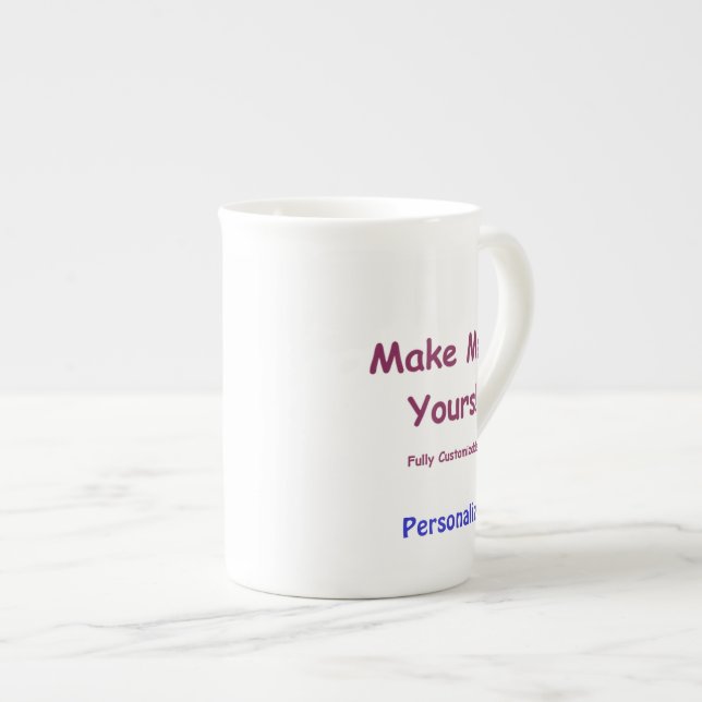 Custom Bone China Mug to Personalise 20oz (Front Right)