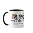 Custom Book Club Name Coffee Mug Gift