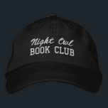 Custom Book Club Name Embroidered Hat<br><div class="desc">Show off your love of reading (and your favorite reading crew) with this custom embroidered book club hat! Personalized with your book club name or any custom text, this hat is the perfect blend of cozy, casual, and bookish style. Use Zazzle’s easy design tools to choose your preferred fonts and...</div>