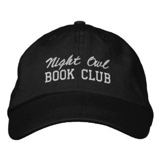 Custom Book Club Name Embroidered Hat