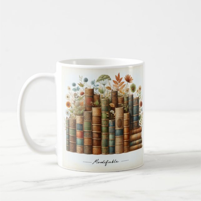 Custom Book coffee Mug, Design Your Own Mug,  Coffee Mug (Left)