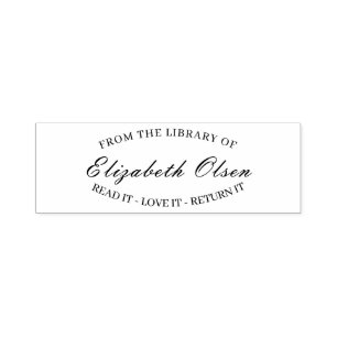 Custom Book Stamp: Personalised Embosser for Your Self-inking Stamp