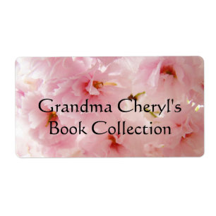 Custom Book Tags Grandma's Book ID sticker Labels