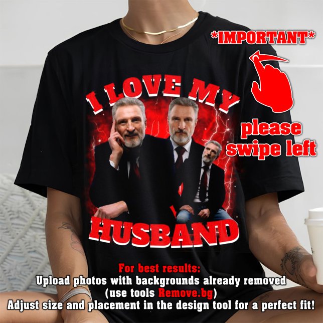 custom bootleg your valentine's day gift husband T-Shirt (Creator Uploaded)