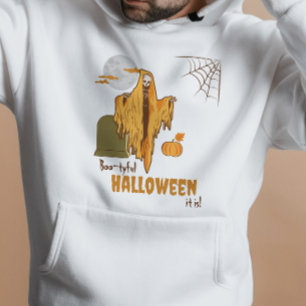 Custom Booty Pun Flirty Skeleton Halloween Costume Hoodie