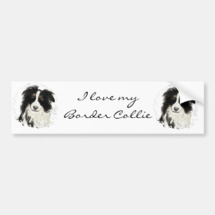 Custom Border Collie - Dog Collection Bumper Sticker
