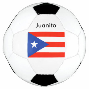 Custom Boricua Personalised Puerto Rican Bandera Football