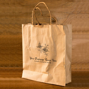 Custom Botanical Large   Rubber Stamp