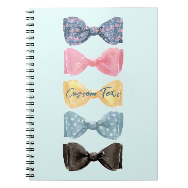 Custom Bow Ties Notebook (Front)