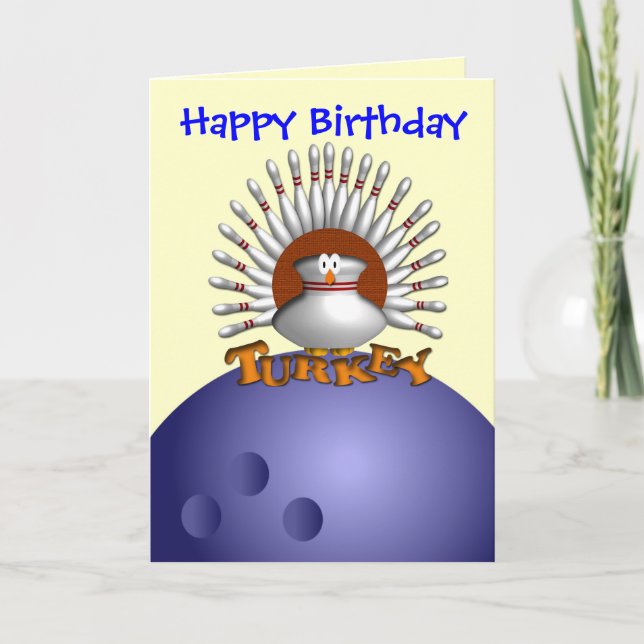 Custom Bowling Greeting Cards Postcards (Front)