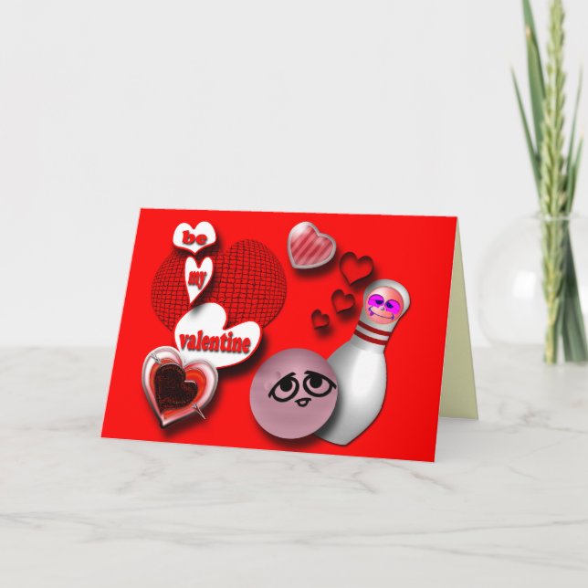 Custom Bowling Greeting Cards Postcards (Front)