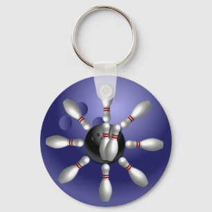 Custom Bowling Keychains Gifts