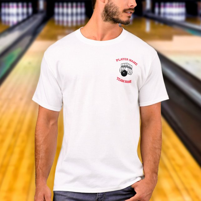 Custom Bowling Team T-Shirt (Creator Uploaded)