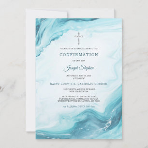 Custom Boy Confirmation Cards