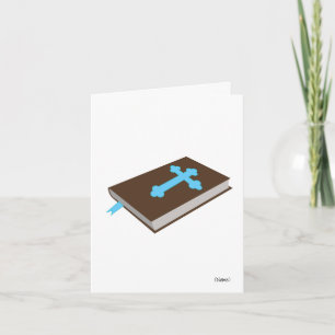 Custom Boy First Holy Communion Card