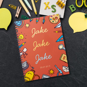 Custom Boy’s Back-to-School Name Notebook