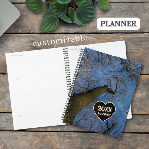 Custom Branches Tree Crown on blue Sky Photo - Planner