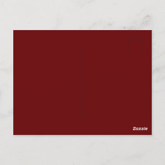 Custom Brand Dark Red Picture-Perfect Standard Postcard