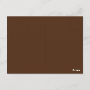Custom Branded Brown Picture-Perfect Standard Postcard