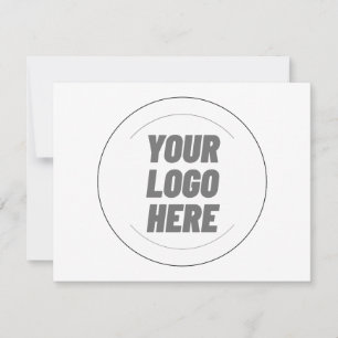 Custom Branded Business Logo Note Cards
