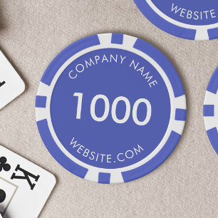 Custom Branded Business Logo Promotional Poker Chips