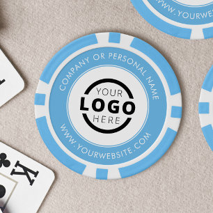 Custom Branded Business Logo Promotional Poker Chips