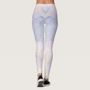Custom Branded Colourful Rainbow Striped Capri  Leggings