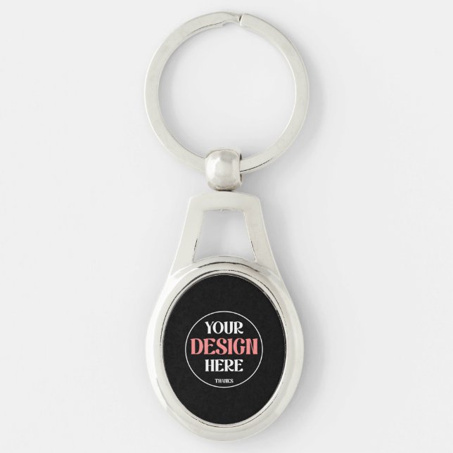 Custom Branded Corporate & Employee Gifts Key Ring (Front)