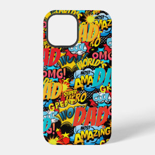 Custom Branded DAD Gift - Comic Superhero Fun Name iPhone 12 Pro Case