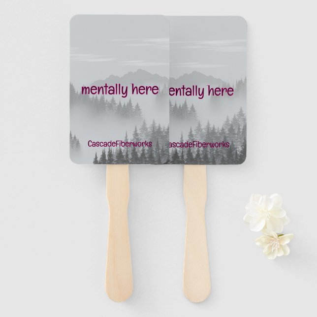 Custom branded Fans for small business markets (Front and Back)