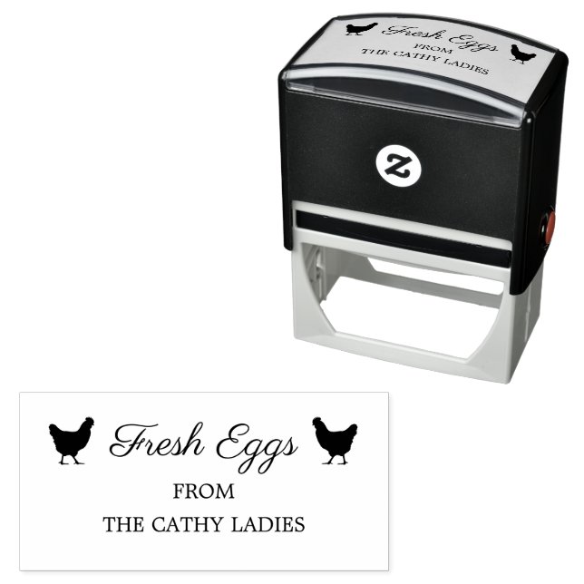Custom Branded Farmhouse | Egg Carton Stamp (In Situ)