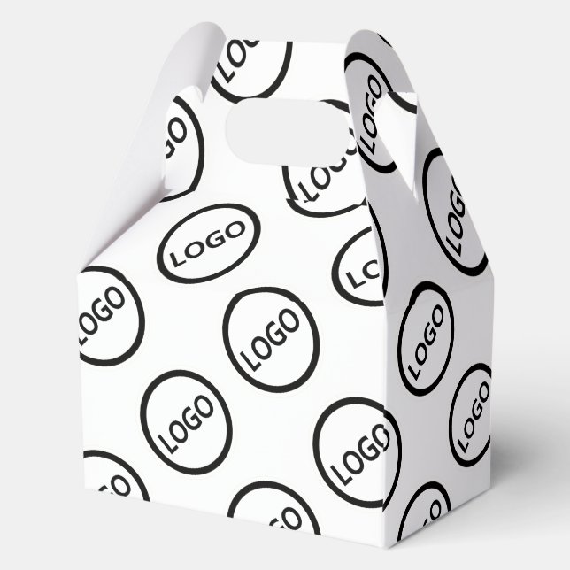 Custom Branded Logo Business Company Packaging Favour Box (Back)