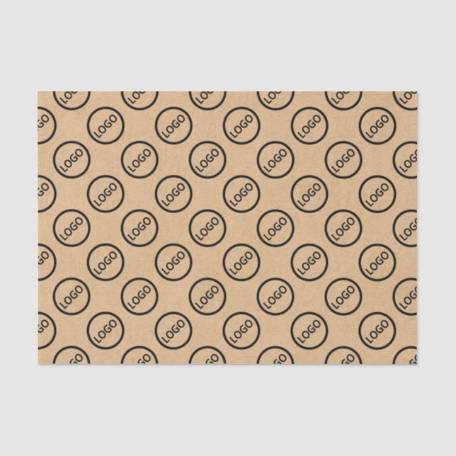 Custom Branded Logo Business Company Packaging Tissue Paper (Front)