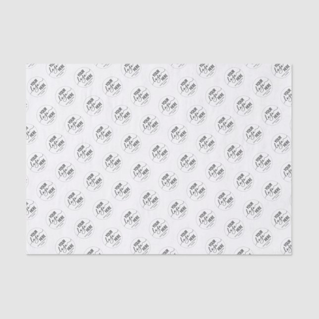 Custom Branded Logo Business Company Packaging Tissue Paper (Front)