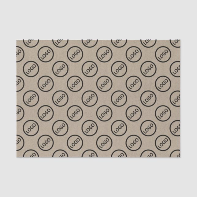 Custom Branded Logo Business Company Packaging Tissue Paper (Front)