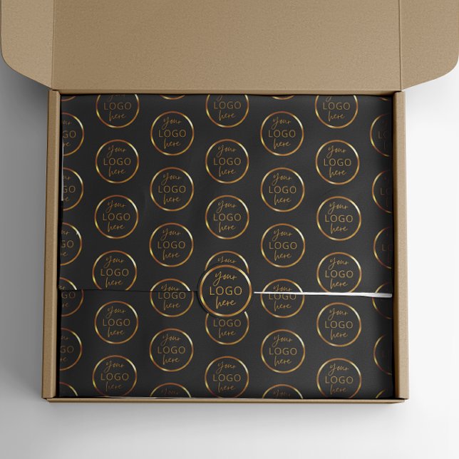 Custom Branded Logo Business Company Packaging  Tissue Paper (custom company business logo tissue wrapping paper)