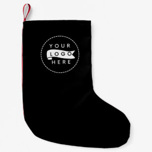 Custom Branded Logo Business Company Small Christmas Stocking