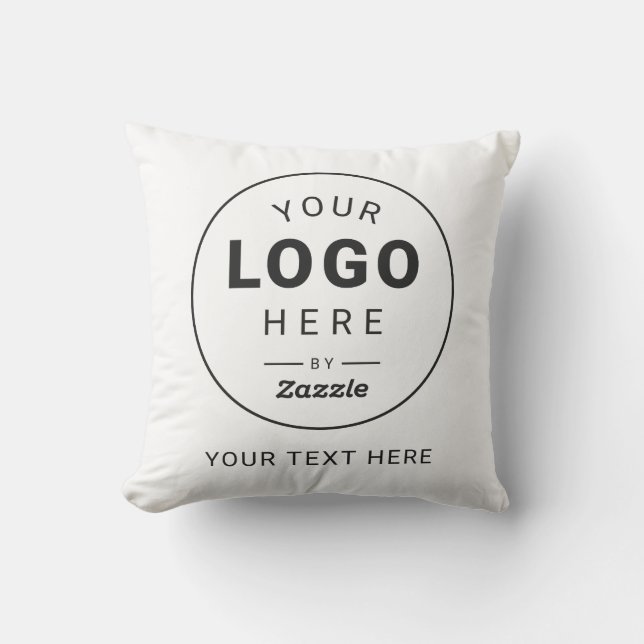 Custom Branded Logo Business  Cushion (Front)