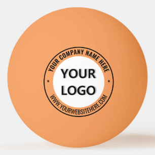 Custom Branded Logo Text Ping Pong Balls Template