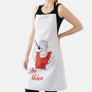 Custom Branded Maa Kitchen Business Logo Apron
