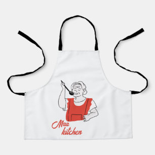 Custom Branded Maa Kitchen Business Logo Apron