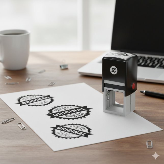 Custom Branded ORIGINAL | Basic Office or Business Self-inking Stamp (Creator Uploaded)
